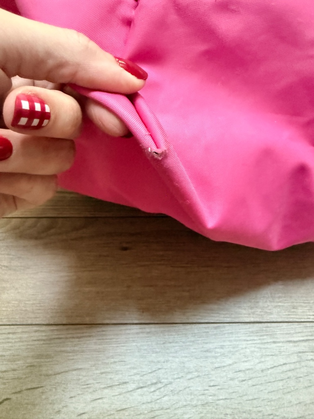 Longchamp Bag in bright pink made 1993-2000 - Picture 8 of 16